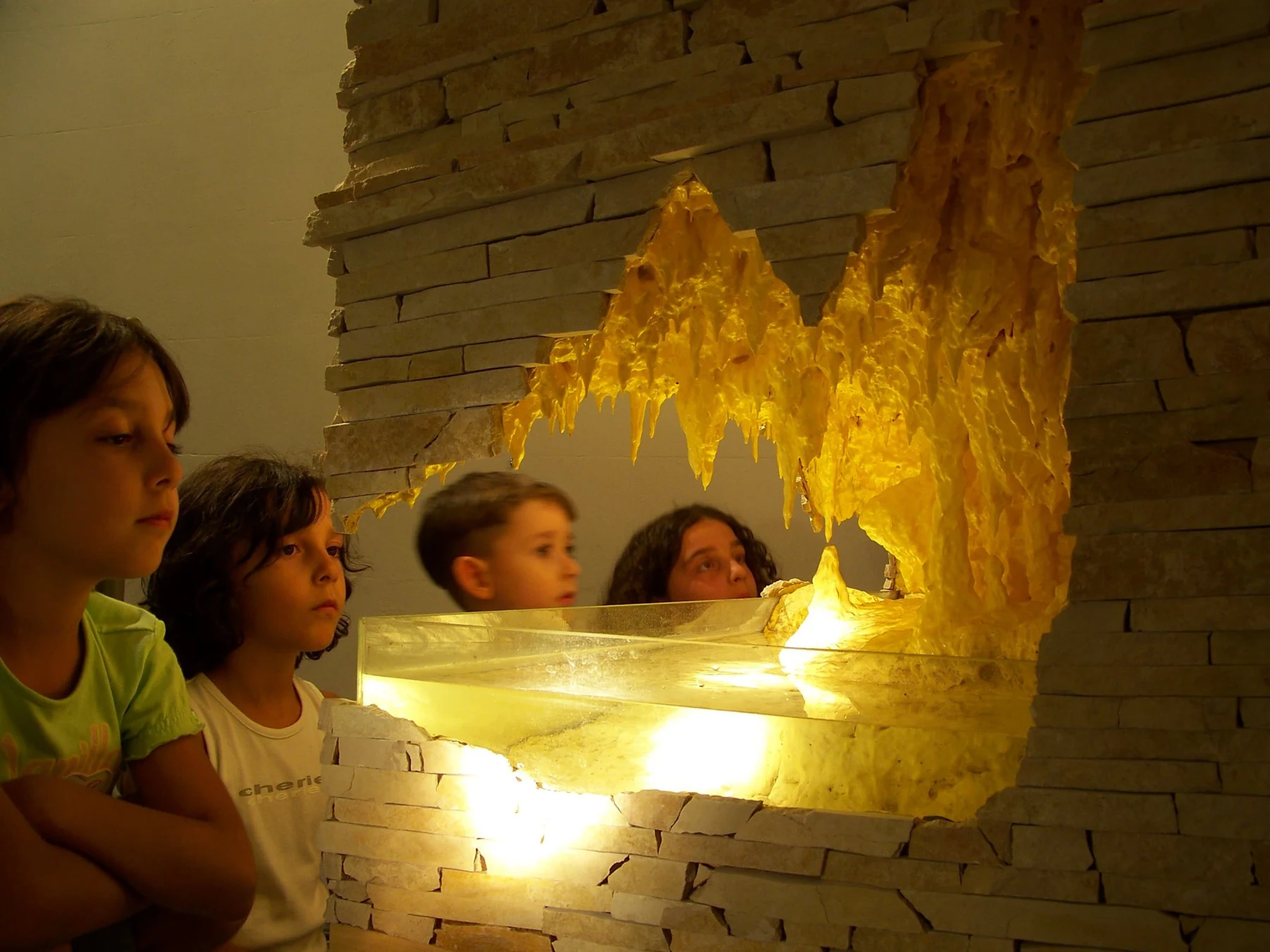Allestimento del percorso geologico